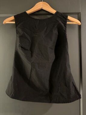 Classic Black Sleeveless Women's Top